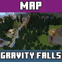 Download Gravity Falls map for Minecraft PE