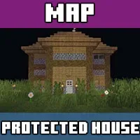 Download map for Protected House for Minecraft PE