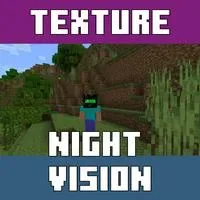 Night Vision Texture Pack for Minecraft PE