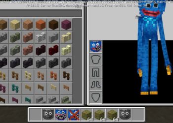 Inventory from Poppy Playtime Mod Minecraft PE