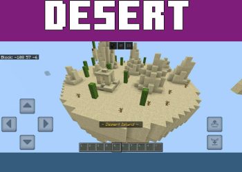 Desert Island from Sky Blocks Maps for Minecraft PE