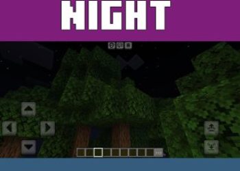 Night Nature from Night Vision Texture Pack for Minecraft PE