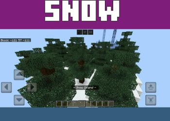 Snow Islands from Sky Blocks Maps for Minecraft PE