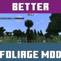 Better Foliage Mod for Minecraft PE