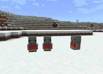 Golems from Tuff Golem Mod for Minecraft PE