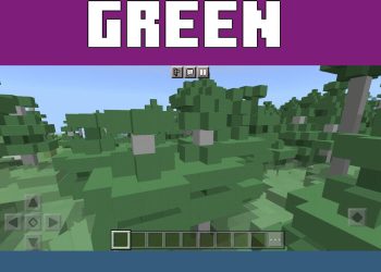 Forest from 1 x 1 Texture Pack for Minecraft PE