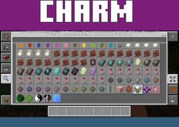 Inventory from Charm Mod for Minecraft PE