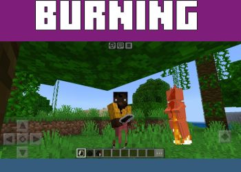 Burning at Sun from Malaysia Mod for Minecraft PE