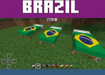 Flags from Brazil Texture Pack for Minecraft PE