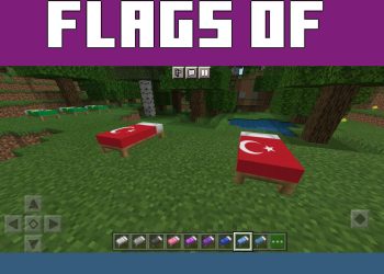 Flags from Turkey Texture Pack for Minecraft PE