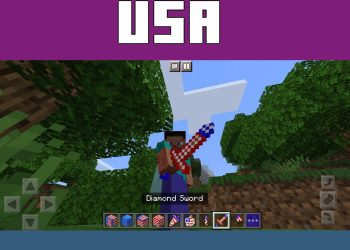 Sword from USA Texture Pack for Minecraft PE