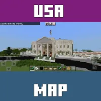 USA Map for Minecraft PE