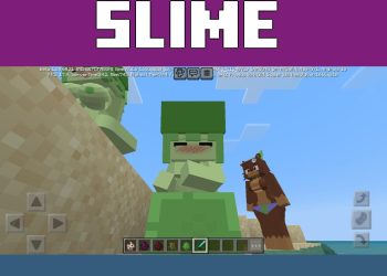 Slime Girl from Jenny 2 Mod for Minecraft PE