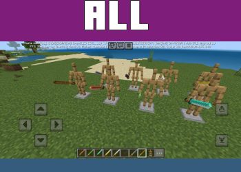 All Variants from Katana Mod for Minecraft PE