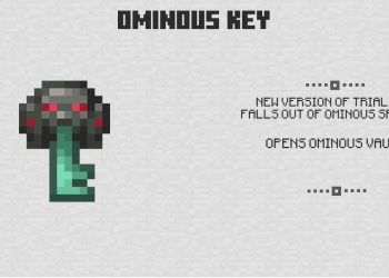 Ominous Key from Minecraft PE 1.21