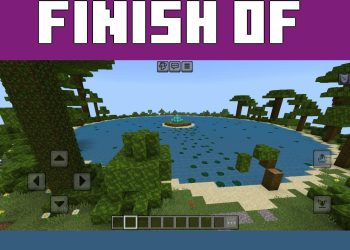 Finish from Spiral Parkour Map for Minecraft PE