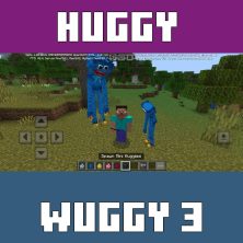 Huggy Wuggy 3 Mod for Minecraft PE