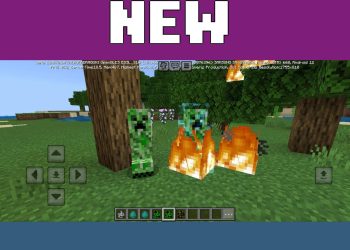 Creepers from Insane Al Mod for Minecraft PE