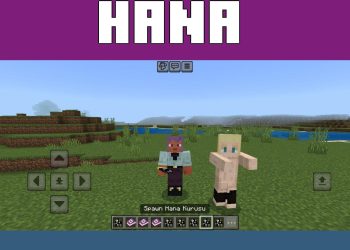 Hana Kurusu from World of Curses Mod for Minecraft PE