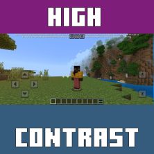 High Contrast Texture Pack for Minecraft PE