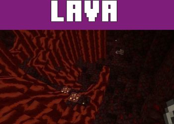 Lava from Nether Haul Texture Pack for Minecraft PE