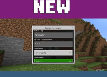 New Menu from Terminator Mod for Minecraft PE