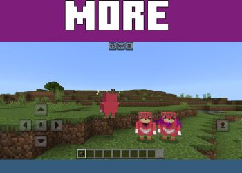 Mobs from Uganda Knuckles Mod for Minecraft PE