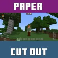 Paper Cut-Out Texture Pack for Minecraft PE