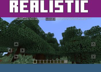 Realistic from Leaves Texture Pack for Minecraft PE