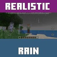 Realistic Rain Texture Pack for Minecraft PE