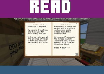 Rules from Builders Template Map for Minecraft PE