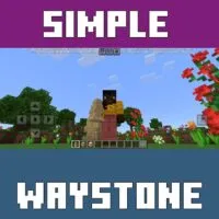 Simple Waystone Mod for Minecraft PE