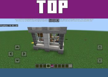 Top View from Builders Template Map for Minecraft PE