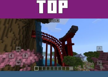 View from Wanos Flower Capital Map for Minecraft PE