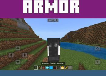 Armor Support from Iron Man 2 Mod for Minecraft PE