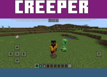 Creeper from MMSA Mod for Minecraft PE