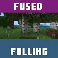 Fused Falling Leaves Mod for Minecraft PE