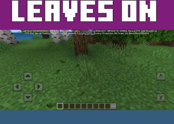 Grass from Fused Falling Leaves Mod for Minecraft PE