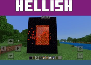 Hellish from Stars Alternate Portals Texture Pack for Minecraft PE