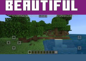 Nature from Fused Falling Leaves Mod for Minecraft PE