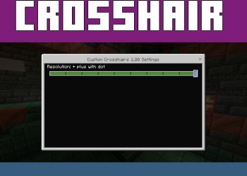 Settings from Custom Croshair Texture Pack for Minecraft PE