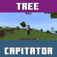 Tree Capitator Mod for Minecraft PE