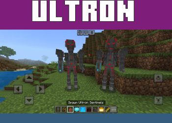 Ultron Sentinels from Iron Man 2 Mod for Minecraft PE