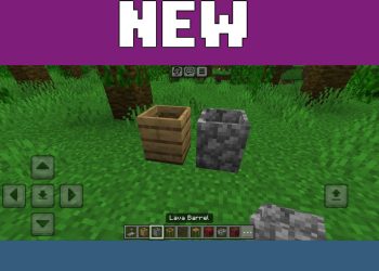 Barrels from Back to Basics Mod for Minecraft PE