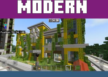 Buildings from Apocalyptic City Map for Minecraft PE