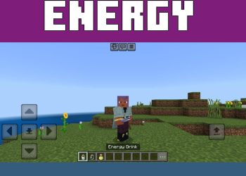 Drink from Energy Bar Mod for Minecraft PE