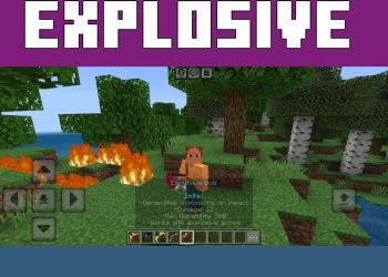 Explosive from New Bows Mod for Minecraft PE