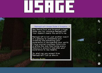 Guide from Replay 2 Mod for Minecraft PE