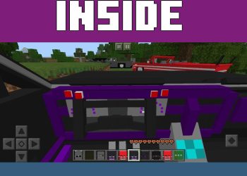 Inside from Lowrider Mod for Minecraft PE