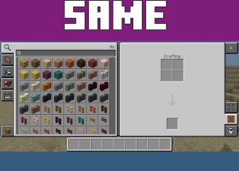 Inventory from Circular Hotbar Texture Pack for Minecraft PE